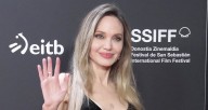 Angelina Jolie Joins Her Co-Stars at ‘Couture’ Premiere & Press Conference at San Sebastian Film Festival 2025 | Alice Winocour, Angelina Jolie, Anyier Anei, Ella Rumpf, Garance Marillier, Louis Garre