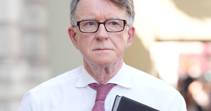 Lord Mandelson removed as ambassador over links to Jeffrey Epstein