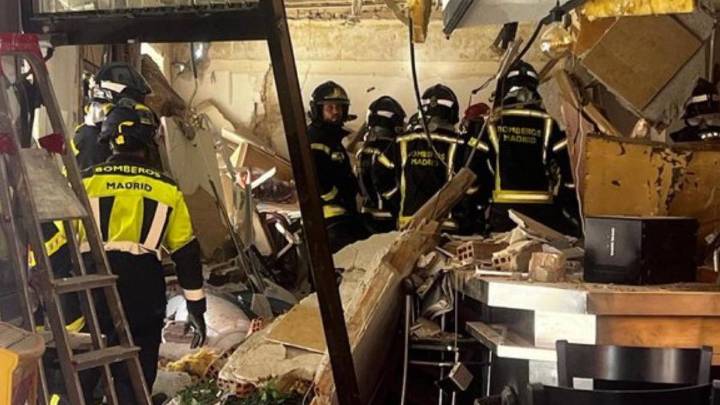 Video | Fuerte explosión al interior de un bar en Madrid dejó al menos 25 personas heridas