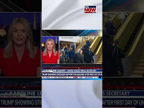 Leavitt says Pres. Trump's escalator incident was intentional