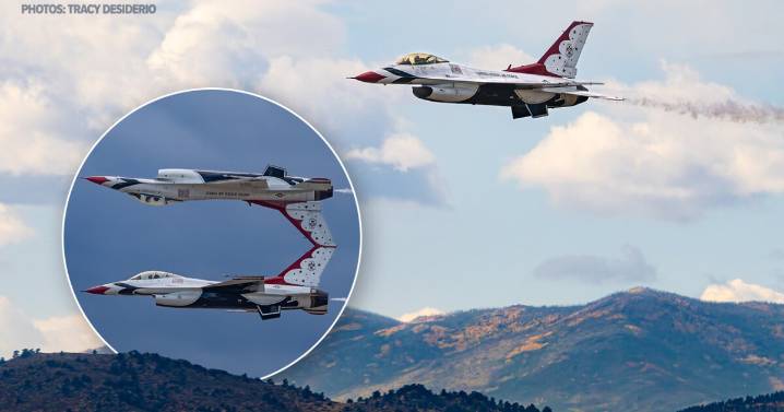 Thunderbirds’ incredible aerial stunts captured in stunning photos of Great Colorado Air Show