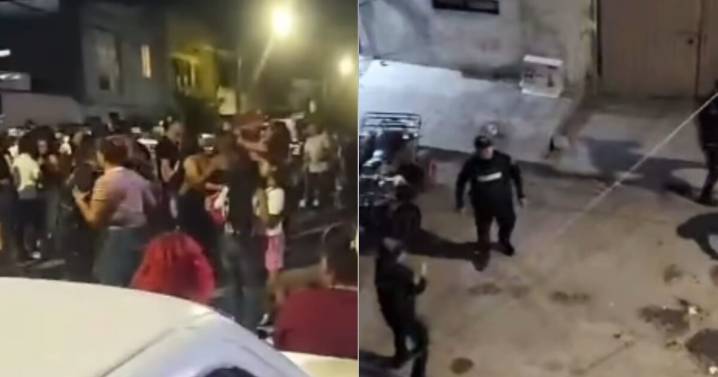Baile se sale de control: Apedrean a policías tras violenta riña en Escobedo, Nuevo León