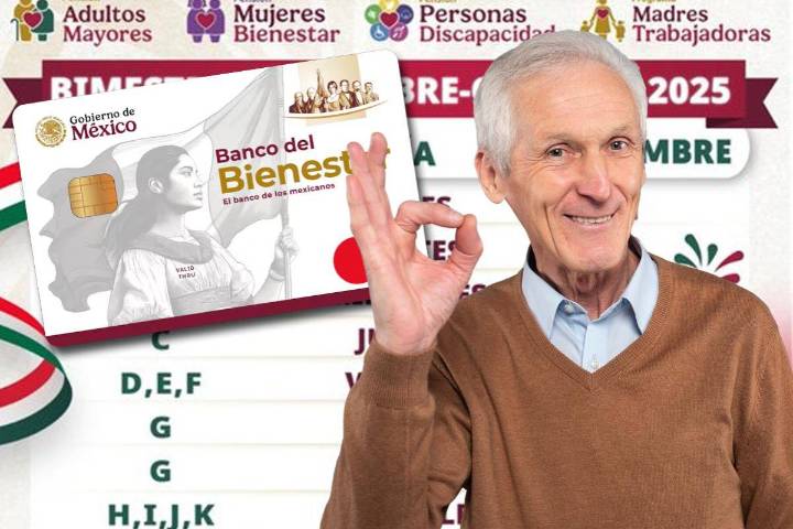 Pensión del Bienestar... ¿Qué apellidos reciben el pago de 6 mil 200 pesos el 25 de septiembre, según el calendario?