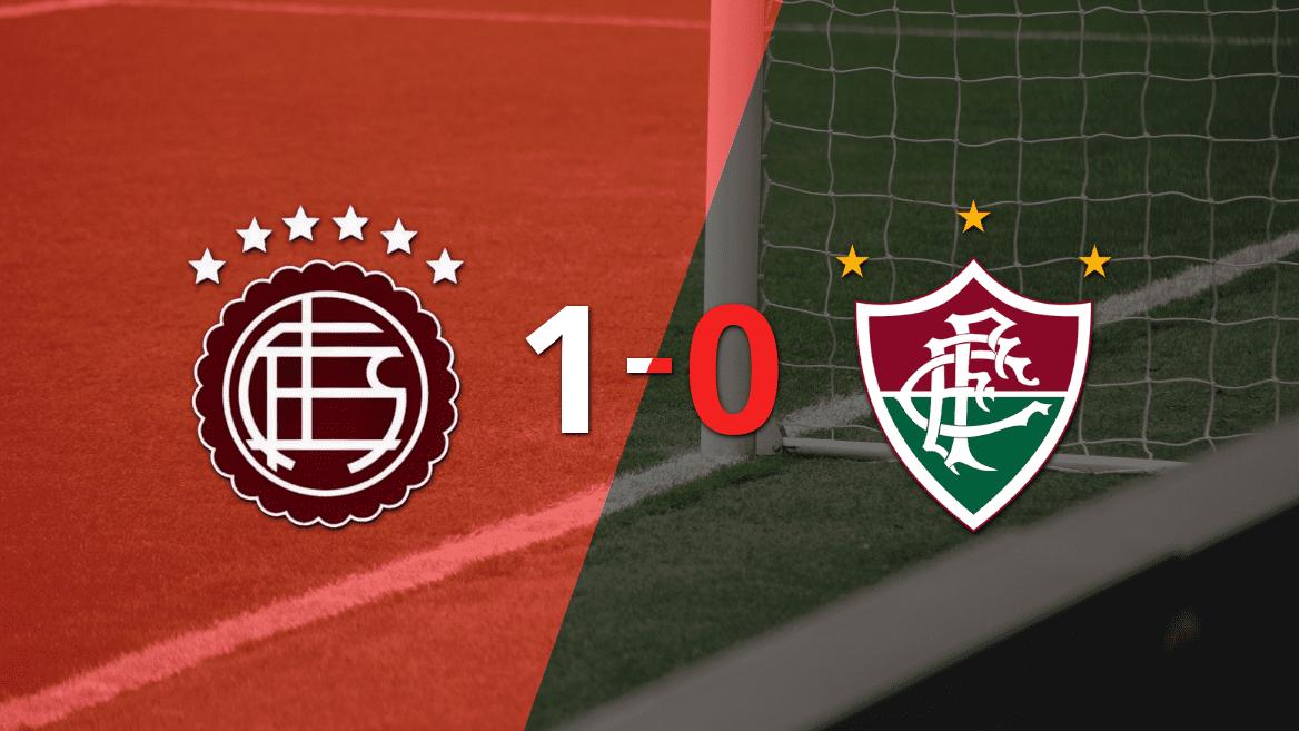 Lanús le ganó 1-0 en la ida a Fluminense con gol agónico