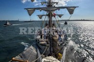 Regresa buque 'Cuauhtémoc' a NY tras pruebas en mar