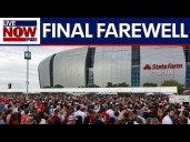 Thousands exit State Farm Stadium after Charlie Kirk memorial