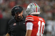 Is Ohio State’s offense tinkering with genius or creating cause for concern? Stephen Means‘ Halftime Thoughts