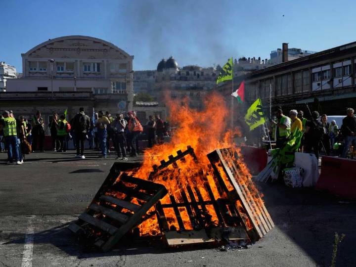 Strikes and protests roil France