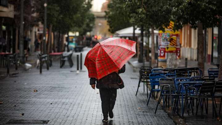 Cataluña afronta este jueves una jornada con avisos amarillos por lluvias en la costa central