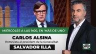 Carlos Alsina entrevista a Salvador Illa en 'Más de uno'