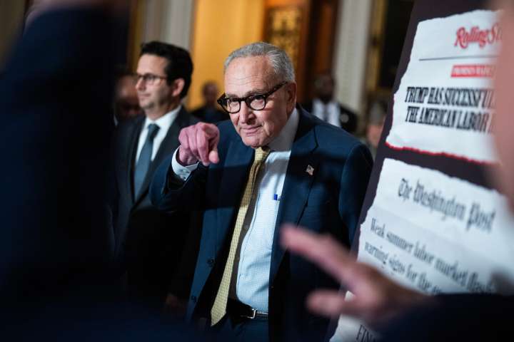 Schumer looks to force Epstein vote into NDAA debate
