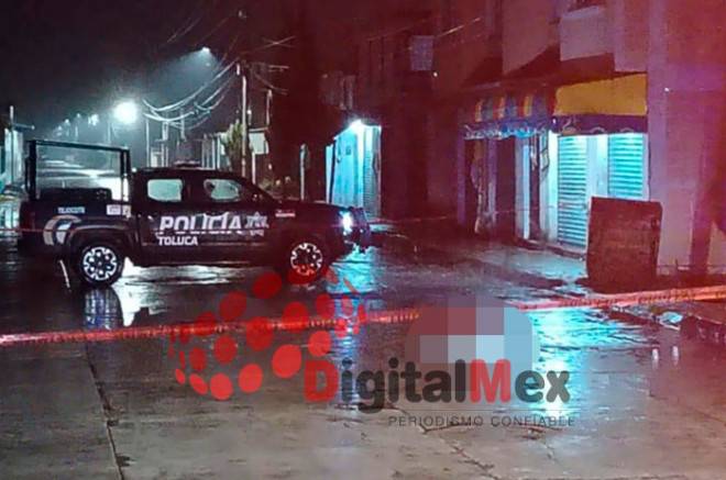 ¡Brutal! Asesinan a hombre de un balazo en la cabeza en Toluca