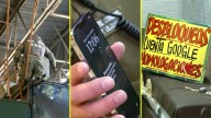 Encuentran celulares robados y hasta llaves de auto en el Persa Biobío: Estaban escondidos en muros y en el entretecho de un local