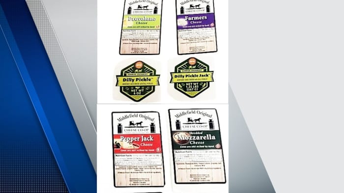 Certain cheese products, with some sold in Texas, recalled for possible Listeria contamination