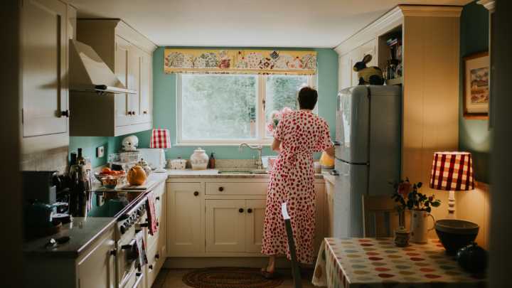 The Surface And Material Idea That Can Make The Smallest Kitchen Feel Bigger
