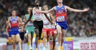 Cole Hocker gets to race and gets his gold in worlds 5,000 meters