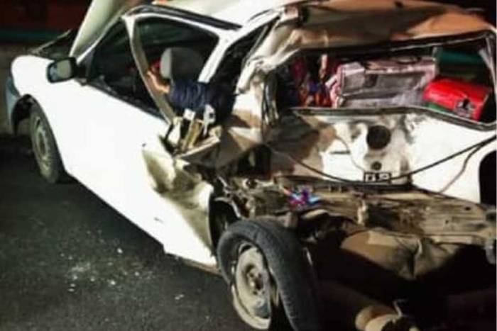 Mujer muere prensada tras choque en Boulevard Aeropuerto