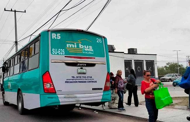 Transporte público de Piedras Negras, listo para Fiestas Patrias