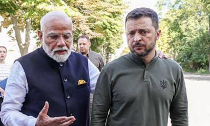 Zelenskyy says, India "mostly" with Ukraine on Kyiv's conflict with Russia