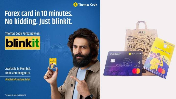Thomas Cook India partners with Blinkit for forex card doorstep delivery