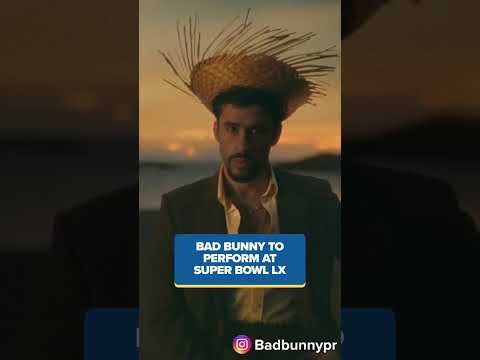 Bad Bunny announced to perform at halftime of this year's Super Bowl