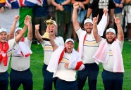 Golf-Europe weather torrent of abuse from US fans to win Ryder Cup