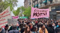 Masiva marcha por el triple crimen en Congreso