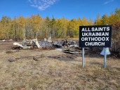 'Gut wrenching': Century-old Alberta church burns in crime spree arson