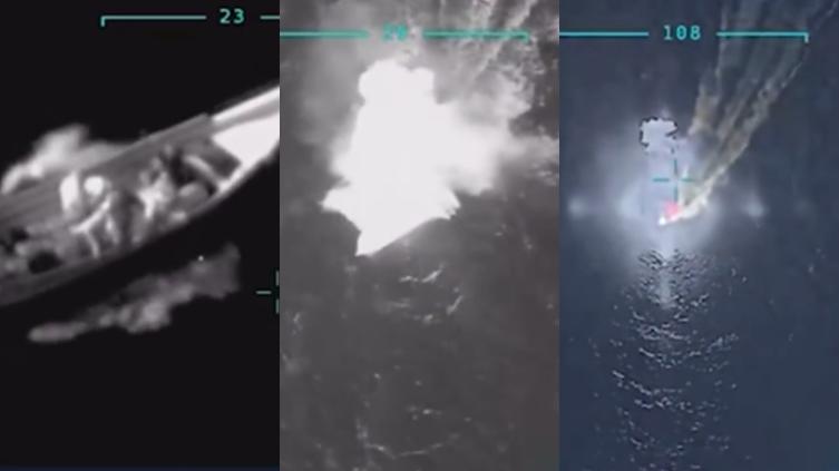 Bombardea EU narcobarco de Venezuela y mata a 11 (VIDEO)