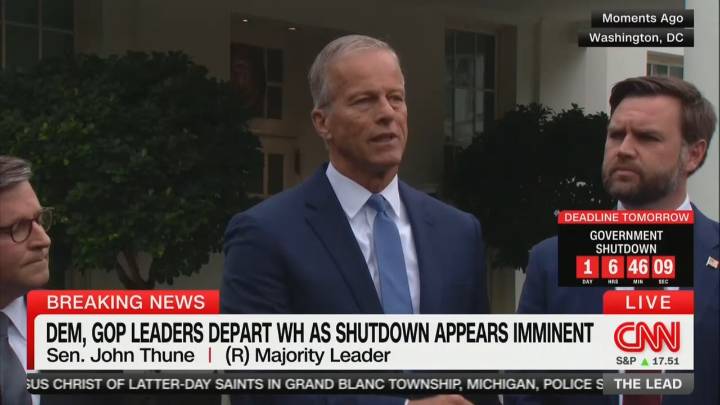 Top Republican Accuses Dems of ‘Hostage Taking’ to Force Govt Shutdown