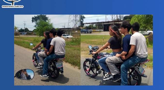 ¡Peligro en la carretera! Motorizados bajo la mira por transportar a más pasajeros de lo permitido en Zulia