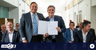 Martín Llaryora inauguró una nueva escuela Proa orientada al software