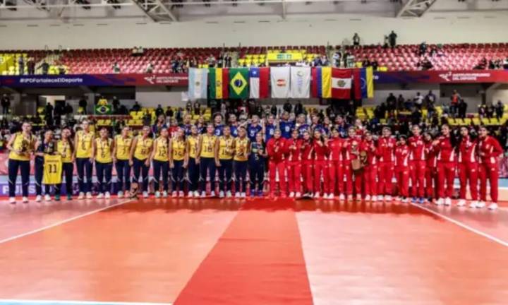 Chicas sub-17 son campeonas sudamericanas de voleibol