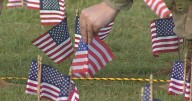 Nearly 3,000 flags placed at Lane Funeral Home in remembrance of 9/11