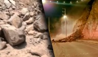 Cierran tramo de la vía “Pasamayito” por deslizamiento de rocas en Comas