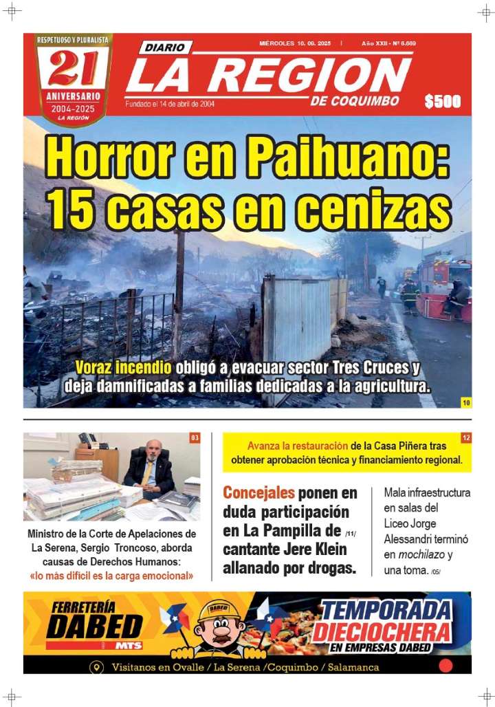 Edición Miércoles 10 de Septiembre, 2025