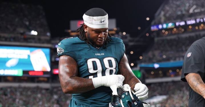 Handing out 10 awards from the Eagles