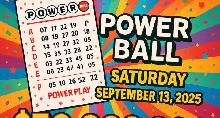 Números ganadores, Powerball del 13/09/2025: resultados y jackpot de $50 millones