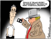 Cartoonist’s take: ‘Trump: Secret FBI informant’