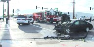 2 adults, toddler hospitalized after crash in east Phoenix