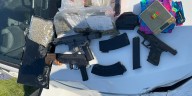 Car chase in Evans Co. leads to seizure of multiple guns, drug charges, felony arrest
