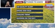😶‍🌫️Wildfire smoke will blanket the area for a hazy Friday, but relief is on the way