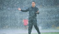 Efraín Juárez cuestiona a un periodista en la conferencia de prensa del Pumas vs Atlas