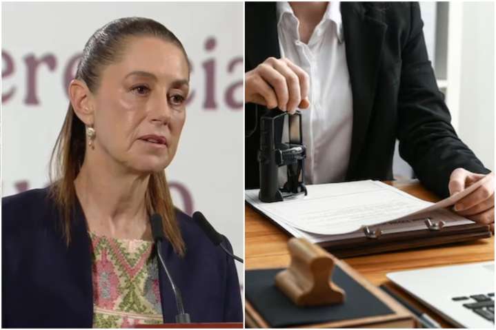 Claudia Sheinbaum admite que hay notarios en la mafia inmobiliaria