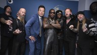 Rappers Offset and JID Perform "Bodies" with Drowning Pool on Fallon