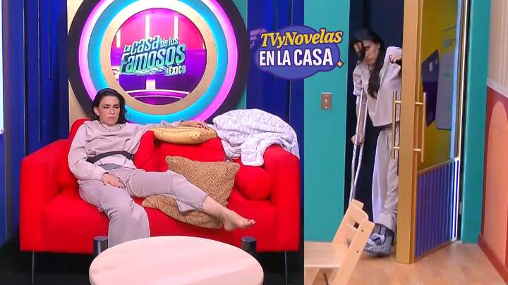 Imágenes de Dalila Polanco al volver a La Casa de los Famosos México: ¿Qué lesiones tuvo tras su caída?