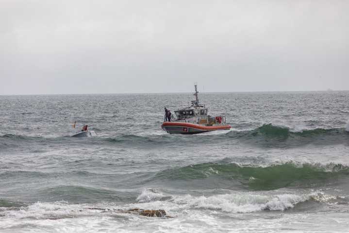 U.S. Coast Guard rescues mariner from disabled boat off Newport
