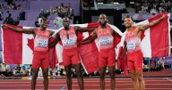 World athletics championships: Canadian men's 4x100-metre relay team wins silver