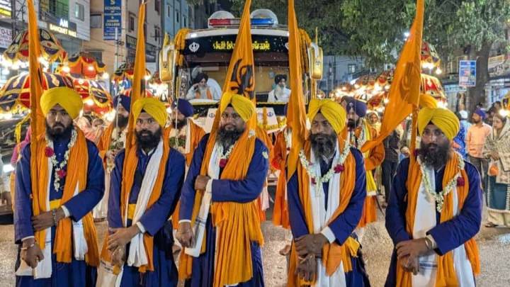 Sikhs observe 350th Shaheedi Shatabdi Nagar Kirtan Yatra in Hyderabad