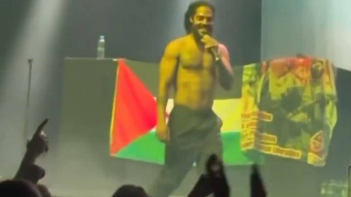 Outrage as rap duo Bob Vylan celebrate Charlie Kirk's assassination on stage months after 'Death to IDF' chant